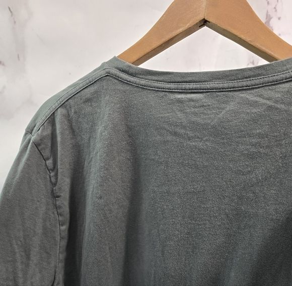 Allsaints T Shirt Mens XL Gray Brace SS Crew Tee Short Sleeve Regular Fit - Picture 5 of 14